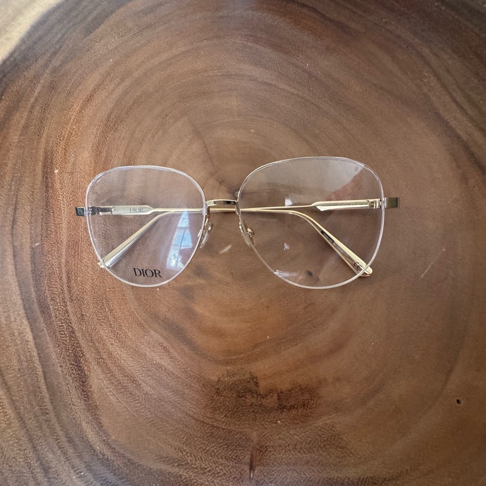 Dior Gold pilot Women's Glasses - Picture 3 of 3